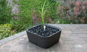 container gardening water feature ideas 